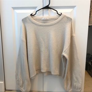 Cream sweater